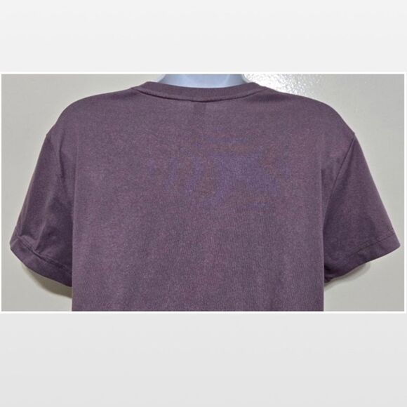 Adidas T-Shirt Top Womens Medium Purple Athletic Sports Short Sleeve Tee - Picture 8 of 14